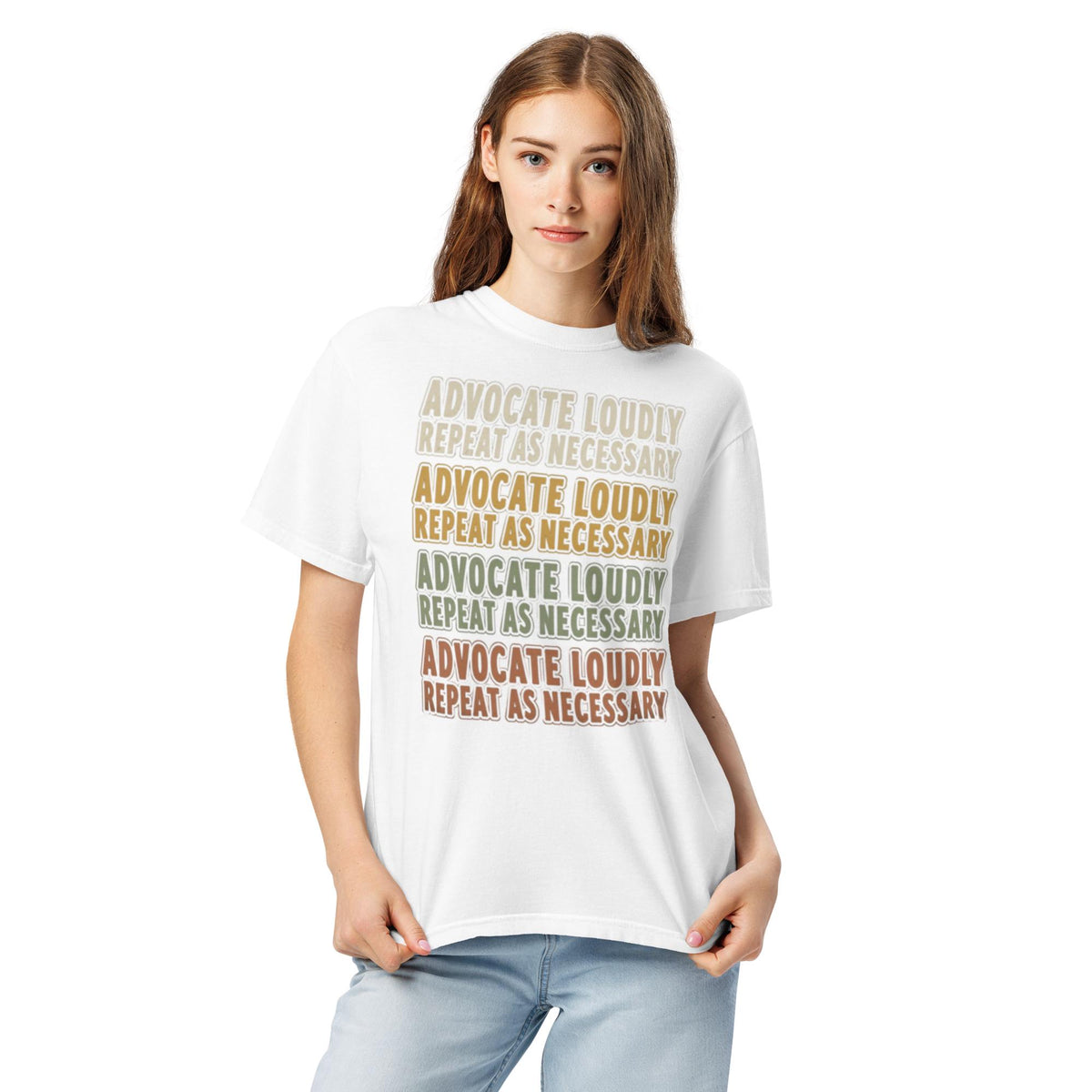 Advocate Loudly. Repeat as Necessary — Vintage Tee