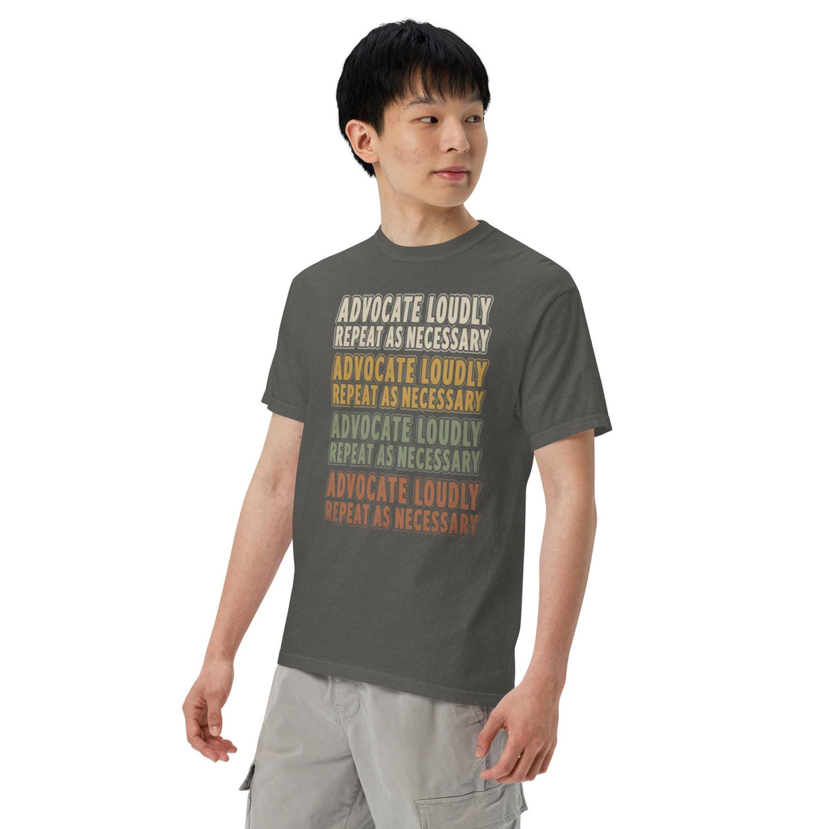 Advocate Loudly. Repeat as Necessary — Vintage Tee